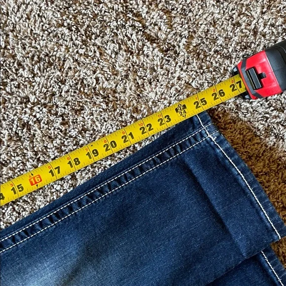 Miss Me Boyfriend Capri JB5692P5 Dark Wash Cropped Jeans Women’s Size 29 EUC - Picture 12 of 13